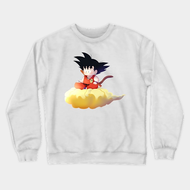 Baby goku, dragon ball z Crewneck Sweatshirt by AmyMeou